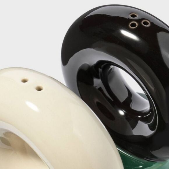Tabitha Brown for Target Salt & Pepper Shakers New Box Cream & Black - Picture 4 of 11